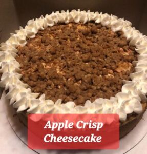 Apple Crisp Cheesecake