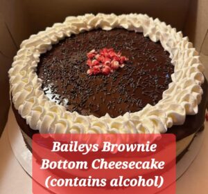 Baileys Brownie Bottom Cheesecake