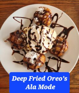 Deep Fried Oreo Ala Mode
